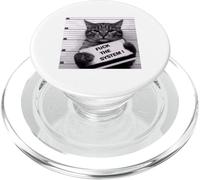 Poster Chat Fuck The System Most Wanted PopSockets PopGrip pour MagSafe