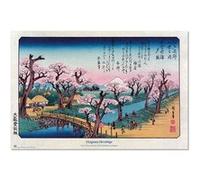 Grupo Erik - Poster Japonais, Hiroshige - 61x91,5cm - Deco Maison, Decoration Murale, Affiche Décorative