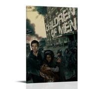 Poster Children Of Men - Impression sur toile - Esthétique - Vintage - Peinture décorative pour salon, chambre à coucher - 20 x 30 cm - Style cadre