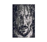 Poster classique populaire du film John Wick Chapitre 3 sur toile pour décoration murale de salon, chambre à coucher, sans cadre : 30 × 45 cm