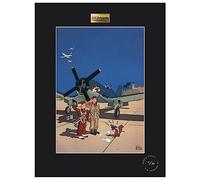 Poster collection Akimoff Spirou & Fantasio sur le tarmac (30x40cm)