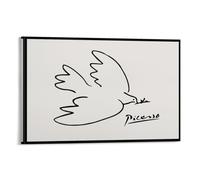 Poster Colombe de la paix 1949 par Pablo Picasso - Impression sur toile - 20 x 30 cm