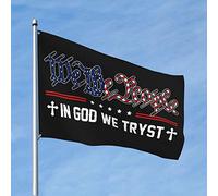 Poster cool drapeaux We The People In God We Trust - Décoration de patio et camping-car (30 x 45 cm)