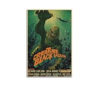 Poster Créature from The Black Lagoon - Décoration murale d'intérieur - Décoration d'intérieur - Bar et restaurant - Esthétique - Affiche de salon - 40 x 60 cm - Sans cadre