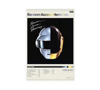 Poster Daft Punk à accès aléatoire sur toile pour salon, chambre à coucher, style sans cadre, 50 x 75 cm