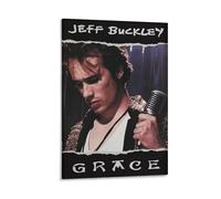 Poster d'album de musique Rock Singer Guitarist Jeff-Buckley (13) - Impression sur toile - Décoration murale - Affiches d'œuvres d'art - 50 x 75 cm