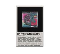 Poster d'album Les Étoiles Vagabondes Nekfeu - Décoration de maison et de salon - Impression sur peinture à l'huile - 50 x 75 cm - Sans cadre