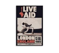 Poster d'album Live Aid sur toile pour décoration de chambre, poster artistique pour chambre à coucher, salon, 30 x 45 cm, sans cadre