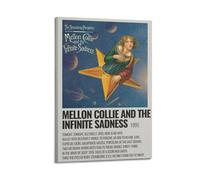 Poster d'album Mellon Collie et la tristesse infinie - Décoration de maison et de bureau - Peinture sur toile pour salon et chambre d'adolescent - 40 x 60 cm