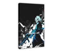 Poster d'anime Garo Vanishing Line Fantasy Adventurous 1 sur toile pour décoration de chambre à coucher, bureau, chambre, cadeau (50 x 75 cm)