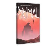 Poster d'anime Genndy Tartakovsky's Primal Cool 3 sur toile - Décoration murale pour salon, chambre à coucher - 30 x 45 cm