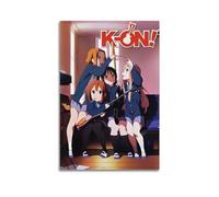 Poster d'anime K-ON! - Impression sur toile sans cadre - Décoration murale pour salon et chambre à coucher - 50 x 75 cm
