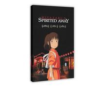 Poster d'anime Spirited Posters Away Hayao Miyazaki Studio Ghibli Fantasy Film 5 - Impression sur toile - Décoration murale pour salon, chambre à coucher - 30 x 45 cm