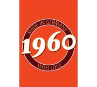Poster d'anniversaire - Poster - 1960 - Germany + 2 pcs plinthes d'affiche plastique 62 cm noir