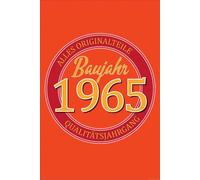 Poster d'anniversaire - Poster - 1965 - Pièces originales + 2 pcs plinthes d'affiche plastique 62 cm noir