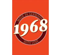 Poster d'anniversaire - Poster - 1968 - Germany + 2 pcs plinthes d'affiche plastique 62 cm noir