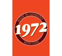 Poster d'anniversaire - Poster - 1972 - Germany + 2 pcs plinthes d'affiche plastique 62 cm noir
