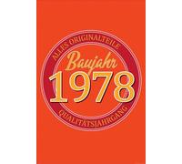 Poster d'anniversaire - Poster - 1978 - Pièces originales + 2 Pcs baguettes d'affiche plastique 62 cm noir