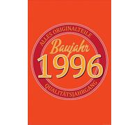 Poster d'anniversaire - Poster - 1996 - Pièces originales + 2 Pcs baguettes d'affiche plastique 62 cm noir