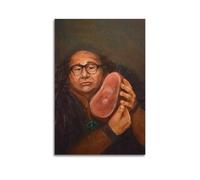 Poster Danny DeVito 6 sur toile pour décoration murale de salon, chambre à coucher - 20 x 30 cm