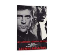 Poster d'arme léthale - Poster du film d'action de policier classique avec aventures explosives de crime (4) - Impressions sur toile - Impression sur toile décorative - Poster d'œuvres d'art 30 x 45