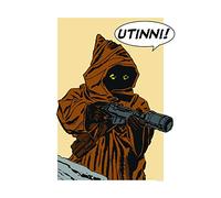 Poster d'Art, 50cm x 70cm, Star Wars Classique Comic Citer Java