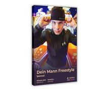 Poster d'art hip-hop pour album de musique Dein Mann Freestyle - Couverture élégante du rappeur chanteur Benno - Cadeau idéal pour les fans de rap - Décoration de chambre à coucher, bureau, chambre à