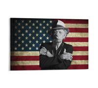 Poster d'art imprimé sur toile représentant le guitariste Keith-Richards (18) - 50 x 75 cm