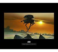 Poster d'Art Mural, 50cm x 40cm, Star Wars Classique RMQ Hoth Probe Droid