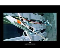 Poster d'Art Mural, 70cm x 50cm, Star Wars Classique RMQ X Wing Vs Tie Fighter