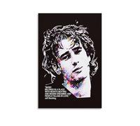 Poster d'art mural à suspendre représentant le guitariste de Jeff-Buckley (13) - Décoration familiale (50 x 75 cm)