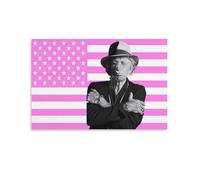 Poster d'art mural imprimé sur toile avec chanteur de rock Keith-Richards 60 x 90 cm