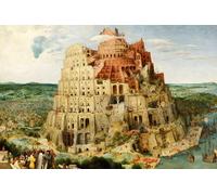 Poster d'art Pieter Bruegel l'Ancien - La Tour de Babel - 91,5 x 61 cm