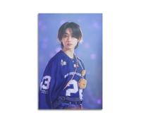 Poster d'art Stray Kids Han Jisung - Impression sur toile esthétique - Peinture décorative pour salon, chambre à coucher - 30 x 45 cm - Sans cadre