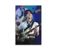 Poster d'art Stray Kids Han Jisung - Impression sur toile esthétique - Peinture décorative pour salon, chambre à coucher - 30 x 45 cm - Sans cadre