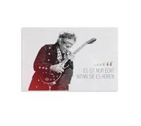 Poster d'art sur toile représentant le guitariste de Keith-Richards (14) - Impression sur toile - Photo - Peinture - Décoration de chambre - 40 x 60 cm