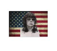 Poster d'art sur toile représentant le guitariste de Keith-Richards - Décoration murale moderne - 60 x 90 cm