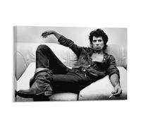 Poster d'art sur toile représentant le guitariste Keith-Richards (36) - Décoration murale moderne - 30 x 45 cm