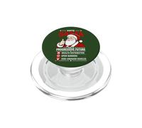 Poster de Campagne Vote Père Noël démocrate libéral progressiste Gauche PopSockets PopGrip pour MagSafe