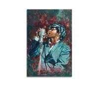 Poster de chanteurs James Brown sur toile sans cadre pour salon, chambre à coucher, 40 x 60 cm