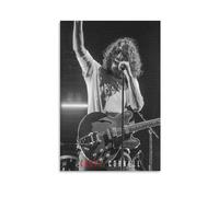 Poster de Chris Cornell - Légende du rock - Décoration murale noire et blanche - Style vintage - Cadeau pour les fans de concert - 50,8 x 76,2 cm - Sans cadre