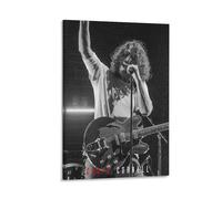 Poster de Chris Cornell - Légende du rock - Décoration murale noire et blanche - Style vintage - Cadeau pour les fans de concert - 50,8 x 76,2 cm - Cadre