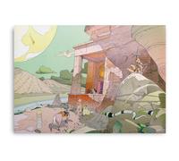 Poster de collection Moebius Arzak et Stel - Mystère Montrouge 06 (70x50cm)