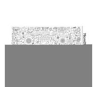 Poster de coloriage pour fête de remise de diplôme - Bannière de dessin de remise de diplôme, grand papier avec activité de coloriage, décoration interactive amusante pour les étudiants, affiche