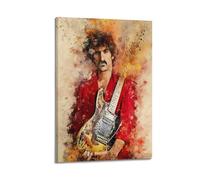 Poster de compositeur Frank Zappa - Peinture sur toile - Affiches murales et image d'art moderne pour chambre à coucher - 20 x 30 cm