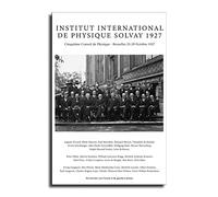 Poster de conférence Solvay - Impression Solvay 1927 - Cinquième conférence internationale Solvay - Affiche de physique, affiche de chimie - Décoration murale pour salon - Noir et blanc - 30 x 45 cm