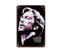 Poster de couverture de musique Eric Clapton (4) - Plaque en métal vintage pour pub, club, café, bar, décoration murale rétro - 20 x 30 cm