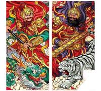 Poster de décoration d'intérieur avec symbole de prospérité chinoise pour le Nouvel An et les occasions festives, conçu pour apporter chance et positif à n'importe quel espace (C)