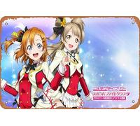 Poster de dessin animé Honoka Kousaka, Kotori Minami, Love Live! Décoration murale rétro en métal 20,3 x 30,5 cm