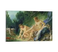 Poster de Diana's Bath de Francois Boucher - Impression artistique murale - Photo murale - Décoration familiale - 60 x 90 cm